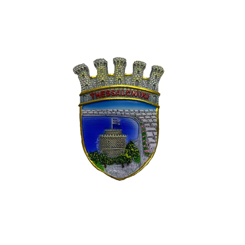 Tουριστικό μαγνητάκι Souvenir – Σετ 12pcs - Resin Magnet - Thessaloniki - 678142