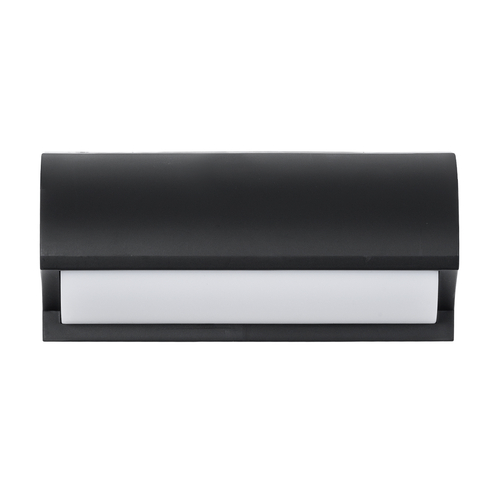 GLOBOSTAR® HORIZON 60693 Φωτιστικό Τοίχου - Απλίκα Εσωτερικού/Εξωτερικού Χώρου LED 15W 1575lm 120° AC175-265V Αδιάβροχο IP65 - Πλαστικό Σώμα - Φυσικό λευκό 4500K - Μ23.5 x Π11 x Υ10cm - Μαύρο - Bridgelux Chip - 3 Χρόνια Εγγύηση