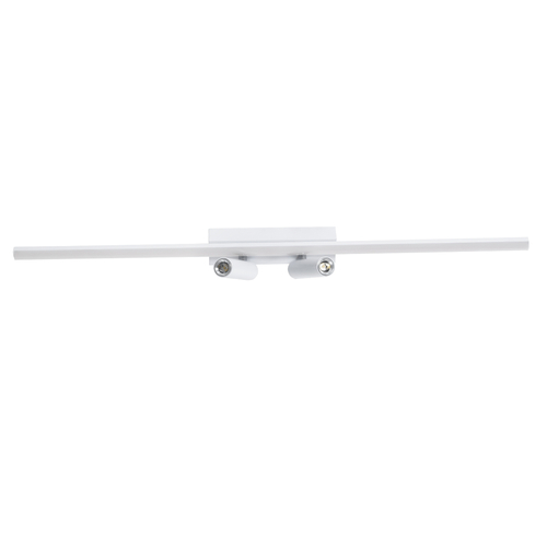 GLOBOSTAR® BARETTI 61227 Φωτιστικό Οροφής Linear Design LED CCT με Κινούμενα Σποτ LED Downlight 24W 2688lm 160° & 45° AC 220-240V IP20  - Εναλλαγή Φωτισμού μέσω Διακόπτη On/Off All In One Ψυχρό 6000k+Φυσικό 4500k+Θερμό 2700k - Μ80 x Π5.5 x Υ5 cm - Λευκό - 3 Χρόνια Εγγύηση