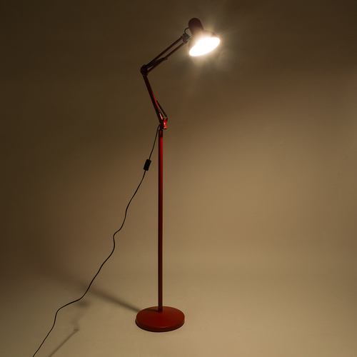 GloboStar® AUDREY 01470 Vintage Επιδαπέδιο Φωτιστικό Μονόφωτο 1 x E27 IP20 Κόκκινο Μέταλλο - Μ15 x Π15 x Υ190cm GloboStar® AUDREY 01470 Vintage Επιδαπέδιο Φωτιστικό Μονόφωτο 1 x E27 IP20 Κόκκινο Μέταλλο - Μ15 x Π15 x Υ190cm