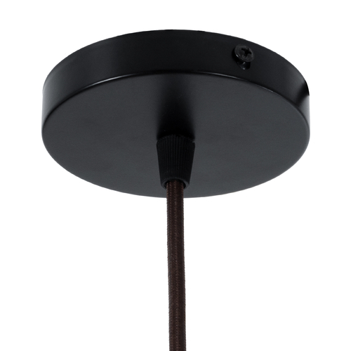 GloboStar® MALABO 02328 Boho Κρεμαστό Φωτιστικό Πλέγμα Μονόφωτο 1 x E27 IP20 Καφέ Ξύλο - Μ60 x Π60 x Υ31cm