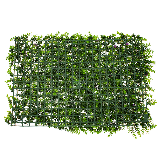 GloboStar® 78421 Artificial - Συνθετικό Τεχνητό Διακοσμητικό Πάνελ Φυλλωσιάς - Κάθετος Κήπος Καυκάσιο Πυξάρι - Απτένια Πράσινο Μ60 x Υ40 x Π8cm
