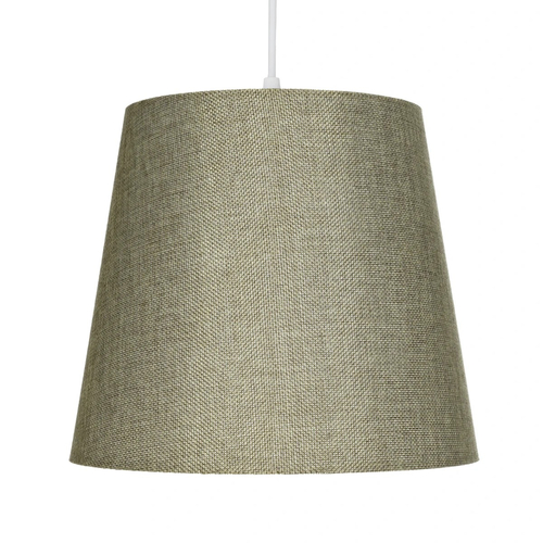 GloboStar® CONEY 203-0074 Μοντέρνο Κρεμαστό Φωτιστικό Καπέλο Μονόφωτο 1 x E27 IP20 Πράσινο Ύφασμα - Μ26 x Π26 x Υ25cm