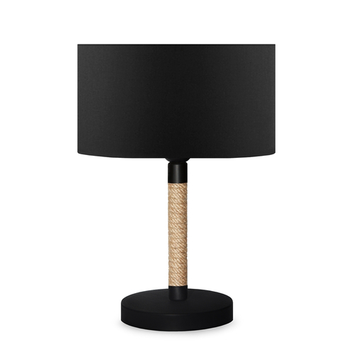 GloboStar® STRING 204-0072 Μοντέρνο Eπιτραπέζιο Φωτιστικό Μονόφωτο 1 x E27 IP20 Μαύρο Mέταλλο & Μπεζ Σχοινί με Μαύρο Ύφασμα - Μ24 x Π24 x Υ37cm GloboStar® STRING 204-0072 Μοντέρνο Eπιτραπέζιο Φωτιστικό Μονόφωτο 1 x E27 IP20 Μαύρο Mέταλλο & Μπεζ Σχοινί με Μαύρο Ύφασμα - Μ24 x Π24 x Υ37cm