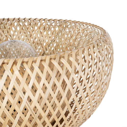 GloboStar® POPPY 01983 Boho Επιδαπέδιο Φωτιστικό Μονόφωτο 1 x E27 IP20 Μπεζ Ξύλο - Μ58 x Π58 x Υ143cm GloboStar® POPPY 01983 Boho Επιδαπέδιο Φωτιστικό Μονόφωτο 1 x E27 IP20 Μπεζ Ξύλο - Μ58 x Π58 x Υ143cm