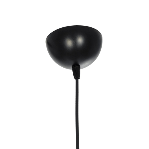 GloboStar® ZYKLUS 203-0102 Μοντέρνο Κρεμαστό Φωτιστικό Καπέλο Μονόφωτο 1 x E27 IP20 Γκρί & Καρυδί Ξύλο - Μ36 x Π36 x Υ25cm
