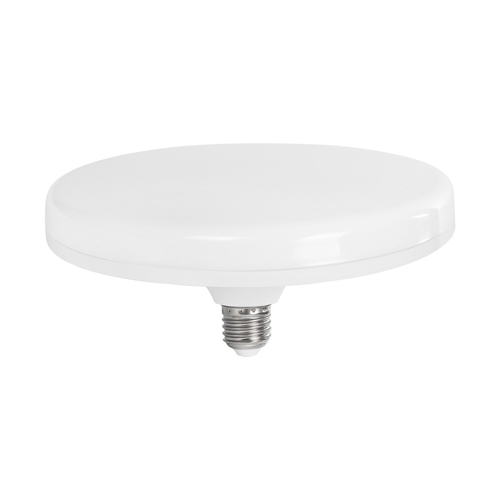 GloboStar® 60072 Λάμπα LED E27 UFO F220 32W 230V 3200lm 180° AC 220-240V IP20 Ψυχρό Λευκό 6000K - Μ22 x Π22 x Υ7cm - 3 Χρόνια Εγγύηση