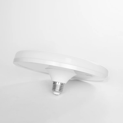 GloboStar® 60072 Λάμπα LED E27 UFO F220 32W 230V 3200lm 180° AC 220-240V IP20 Ψυχρό Λευκό 6000K - Μ22 x Π22 x Υ7cm - 3 Χρόνια Εγγύηση