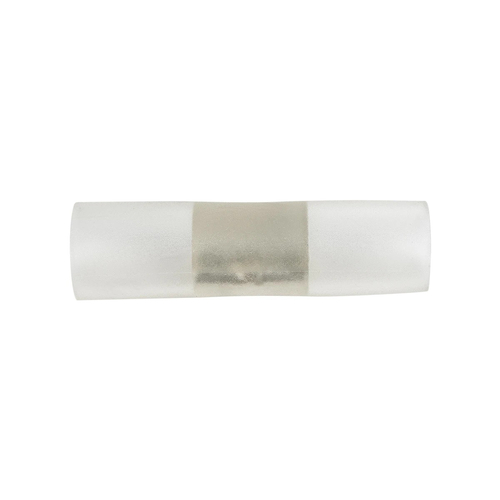 GloboStar® 70638 Σύνδεσμος Ι με Καρφάκια για Μονόχρωμη Ταινία Neon Flex 360° Degree 2 Pin - Μ6.5 x Π2 x Υ2cm