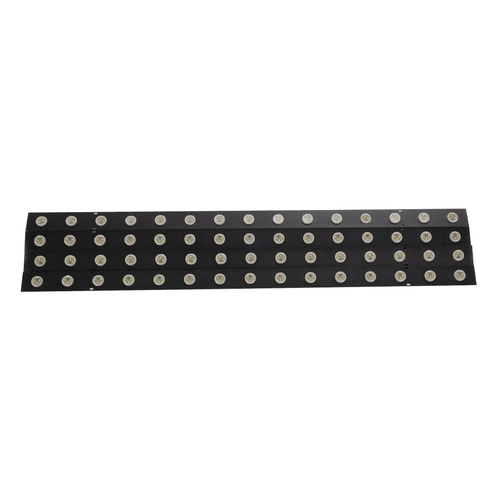 GloboStar® 90830 4 x Digital Pixel Addressable Facade Aluminum Bars - 4 x Ψηφιακές Μπάρες Αλουμινίου Πρόσοψης Κτιρίων LED SMD 3535 45W 60LED 60PIXEL SPI/TTL Protocol IC UCS512B 2700lm 120° DC 12V IP67 RGB - Μαύρο Σώμα - Μ400 x Π4.5 x Υ3.6cm - 4 Μπάρες