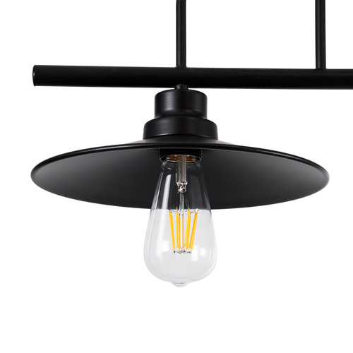 GloboStar® REGAL 01009 Vintage Φωτιστικό Οροφής Ράγα Τρίφωτο 3 x E27 IP20 Μαύρο Μέταλλο - Μ110 x Π26 x Υ75cm GloboStar® REGAL 01009 Vintage Φωτιστικό Οροφής Ράγα Τρίφωτο 3 x E27 IP20 Μαύρο Μέταλλο - Μ110 x Π26 x Υ75cm
