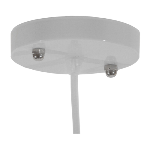 GloboStar® RAY 01043 Vintage Κρεμαστό Φωτιστικό Καμπάνα Μονόφωτο 1 x E27 IP20 Λευκό Μέταλλο - Μ36 x Π36 x Υ25cm GloboStar® RAY 01043 Vintage Κρεμαστό Φωτιστικό Καμπάνα Μονόφωτο 1 x E27 IP20 Λευκό Μέταλλο - Μ36 x Π36 x Υ25cm