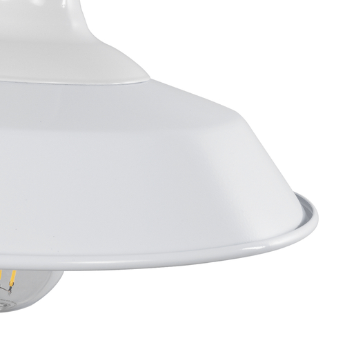 GloboStar® SORD 01066 Vintage Επιτοίχιο Φωτιστικό Απλίκα Μονόφωτο 1 x E27 IP20 Λευκό Μέταλλο - Μ26 x Π37 x Υ24cm GloboStar® SORD 01066 Vintage Επιτοίχιο Φωτιστικό Απλίκα Μονόφωτο 1 x E27 IP20 Λευκό Μέταλλο - Μ26 x Π37 x Υ24cm