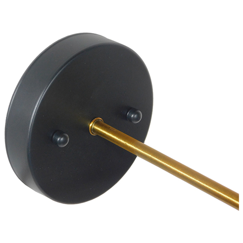 GloboStar® MINIMALL 01069 Vintage Επιτοίχιο Φωτιστικό Απλίκα Δίφωτο 2 x E27 IP20 Μαύρο & Χρυσό Μέταλλο - Μ30 x Π60 x Υ18cm GloboStar® MINIMALL 01069 Vintage Επιτοίχιο Φωτιστικό Απλίκα Δίφωτο 2 x E27 IP20 Μαύρο & Χρυσό Μέταλλο - Μ30 x Π60 x Υ18cm