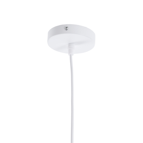 GloboStar® ANER 01072 Vintage Κρεμαστό Φωτιστικό Καμπάνα Μονόφωτο 1 x E27 IP20 Λευκό & Χρυσό Μέταλλο - Μ27.5 x Π27.5 x Υ19cm