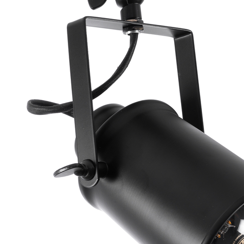 GloboStar® HOLLYWOOD 01153 Vintage Φωτιστικό Οροφής Ράγα Μονόφωτο 1 x E27 IP20 Μαύρο Μέταλλο - Μ8.5 x Π8.5 x Υ35cm GloboStar® HOLLYWOOD 01153 Vintage Φωτιστικό Οροφής Ράγα Μονόφωτο 1 x E27 IP20 Μαύρο Μέταλλο - Μ8.5 x Π8.5 x Υ35cm