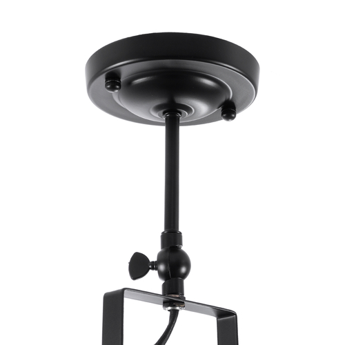 GloboStar® HOLLYWOOD 01153 Vintage Φωτιστικό Οροφής Ράγα Μονόφωτο 1 x E27 IP20 Μαύρο Μέταλλο - Μ8.5 x Π8.5 x Υ35cm GloboStar® HOLLYWOOD 01153 Vintage Φωτιστικό Οροφής Ράγα Μονόφωτο 1 x E27 IP20 Μαύρο Μέταλλο - Μ8.5 x Π8.5 x Υ35cm