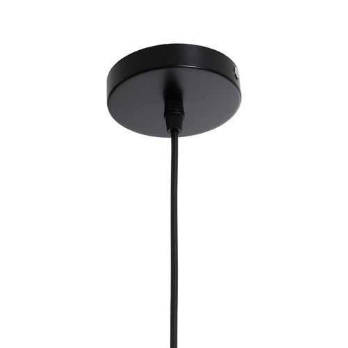 GloboStar® HEXAGON 01194 Μοντέρνο Κρεμαστό Φωτιστικό Καμπάνα Μονόφωτο 1 x E27 IP20 Μαύρο & Χρυσό Μέταλλο - Μ25 x Π25 x Υ15cm