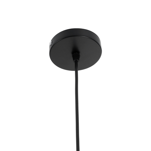 GloboStar® SANTORINI 01290 Boho Κρεμαστό Φωτιστικό Καπέλο Μονόφωτο 1 x E27 IP20 3D Καφέ Χαρτί - Μ30 x Π30 x Y20cm