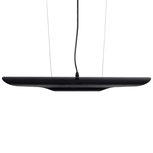 GloboStar® ESTERINA 01304 Μοντέρνο Κρεμαστό Φωτιστικό Ανάρτηση Δίφωτο 2 x E27 IP20 Μαύρο & Χρυσό Μέταλλο - Μ60 x Π6 x Υ6cm