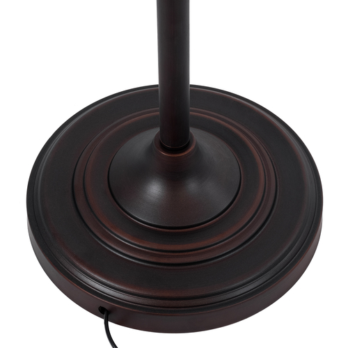 GloboStar® SILENE 01243 Vintage Επιδαπέδιο Φωτιστικό Μονόφωτο 1 x E27 IP20 Μαύρο & Χρυσό Μέταλλο - Μ30 x Π30 x Υ194cm GloboStar® SILENE 01243 Vintage Επιδαπέδιο Φωτιστικό Μονόφωτο 1 x E27 IP20 Μαύρο & Χρυσό Μέταλλο - Μ30 x Π30 x Υ194cm