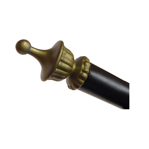 GloboStar® BILLIARD SERIES 01280 Vintage Κρεμαστό Φωτιστικό Φιγούρα Τρίφωτο 3 x E27 IP20 Mαύρο Μέταλλο με Μελί Γυαλί - Μ96 x Π25 x Υ30cm