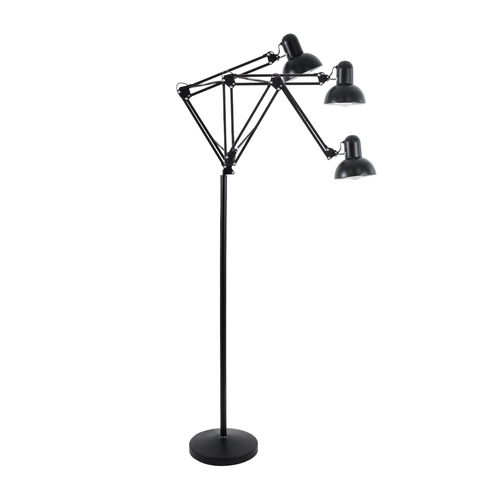 GloboStar® AUDREY 01468 Vintage Επιδαπέδιο Φωτιστικό Μονόφωτο 1 x E27 IP20 Μαύρο Μέταλλο - Μ15 x Π15 x Υ190cm GloboStar® AUDREY 01468 Vintage Επιδαπέδιο Φωτιστικό Μονόφωτο 1 x E27 IP20 Μαύρο Μέταλλο - Μ15 x Π15 x Υ190cm