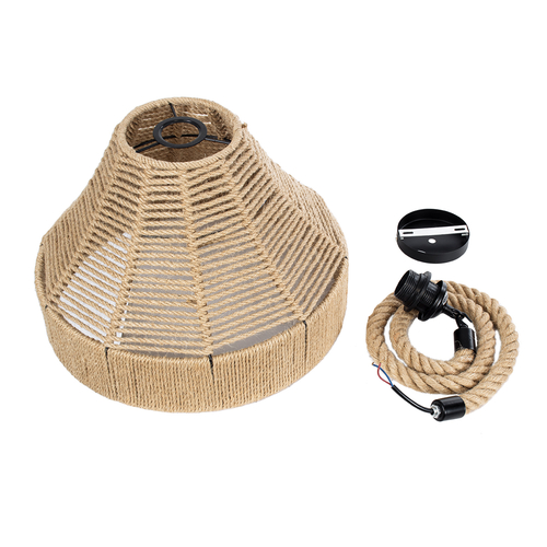 GloboStar® DOGMA 01609 Boho Κρεμαστό Φωτιστικό Καμπάνα Μονόφωτο 1 x E27 IP20 Μπεζ Σχοινί - Μ38 x Π38 x Y28cm GloboStar® DOGMA 01609 Boho Κρεμαστό Φωτιστικό Καμπάνα Μονόφωτο 1 x E27 IP20 Μπεζ Σχοινί - Μ38 x Π38 x Y28cm