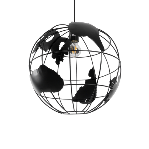 GloboStar® EARTH 01663 Vintage Κρεμαστό Φωτιστικό Φιγούρα Μονόφωτο 1 x E27 IP20 Μαύρο Μέταλλο - Μ41 x Π41 x Y41cm GloboStar® EARTH 01663 Vintage Κρεμαστό Φωτιστικό Φιγούρα Μονόφωτο 1 x E27 IP20 Μαύρο Μέταλλο - Μ41 x Π41 x Y41cm