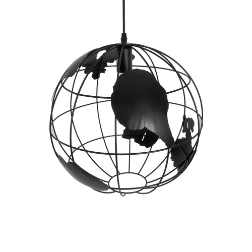 GloboStar® EARTH 01663 Vintage Κρεμαστό Φωτιστικό Φιγούρα Μονόφωτο 1 x E27 IP20 Μαύρο Μέταλλο - Μ41 x Π41 x Y41cm GloboStar® EARTH 01663 Vintage Κρεμαστό Φωτιστικό Φιγούρα Μονόφωτο 1 x E27 IP20 Μαύρο Μέταλλο - Μ41 x Π41 x Y41cm