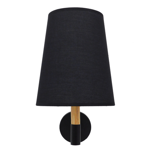 GloboStar® LYDFORD 01432 Μοντέρνο Επιτοίχιο Φωτιστικό Απλίκα Μονόφωτο 1 x E27 IP20 Μαύρο Ύφασμα, Μαύρο Μέταλλο με Μπέζ Ξύλο - Μ20 x Π28 x Υ36cm GloboStar® LYDFORD 01432 Μοντέρνο Επιτοίχιο Φωτιστικό Απλίκα Μονόφωτο 1 x E27 IP20 Μαύρο Ύφασμα, Μαύρο Μέταλλο με Μπέζ Ξύλο - Μ20 x Π28 x Υ36cm
