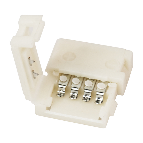 GloboStar® 70712 Ταχυσύνδεσμος 2 Ταινιών LED RGB - I Connector για Όλες τις LED Ταινίες DC-12-24V 10mm RGB