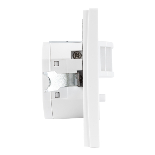 GloboStar® 75705 Χωνευτός Διακόπτης με PIR Ανιχνευτή-Αισθητήρα Κίνησης 160° 3m και Αισθητήρα Ημέρας-Νύχτας - Motion Sensor AC 230V Max 300W/1200W