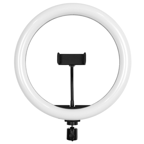 GloboStar® 75802 Professional Digital Ring Light Φ30cm LED SMD 40W 4000lm 180° DC 5V με Καλώδιο Τροφοδοσίας USB - Ενσωματωμένο Χειριστήριο Εναλλαγής Χρωμάτων & 1 Βάση Τηλεφώνου - Πολύχρωμο RGBW+WW Dimmable