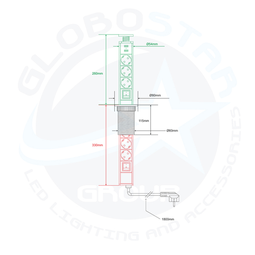 GloboStar® 79630 Χωνευτό Πτυσσόμενο Πολύμπριζο με 3 Πρίζες Ασφαλείας EU Σούκο AC 230V Max 3000W & 2 Εξόδους USB DC 5V Max 3A 18W & Ενσωματωμένο Διακόπτη Οn/Off