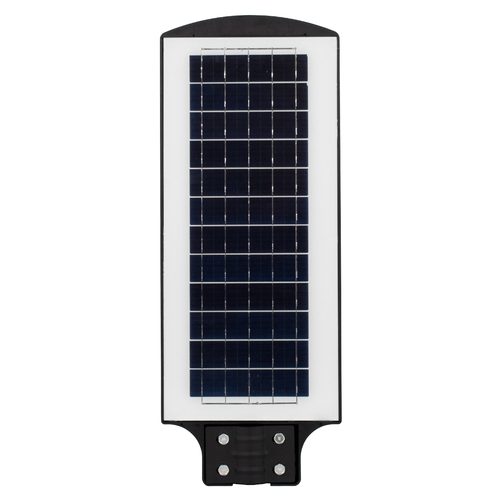 GloboStar® 71552 Αυτόνομο Ηλιακό Φωτιστικό Δρόμου Street Light LED SMD 150W 12000lm με Ενσωματωμένη Μπαταρία Li-ion 9000mAh - Φωτοβολταϊκό Πάνελ με Αισθητήρα Ημέρας-Νύχτας PIR Αισθητήρα Κίνησης Αδιάβροχο IP65 Ψυχρό Λευκό 6000K