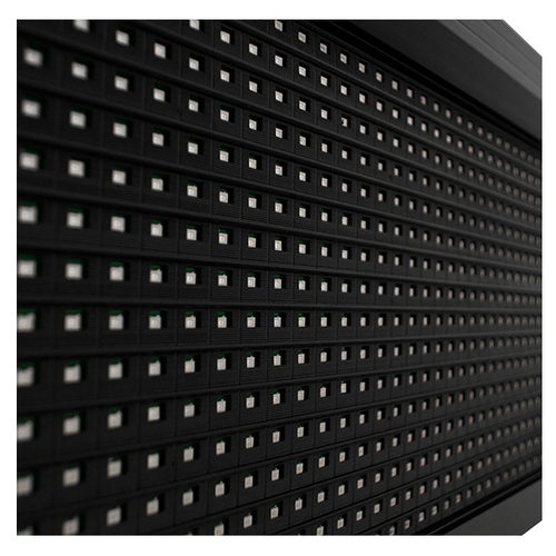 GloboStar® 90261 Κυλιόμενη Ψηφιακή Επιγραφή P10 LED SMD AC 220-240V με Wi-Fi - Αδιάβροχή IP54 - Μονής Όψης - Μ168 x Π9 x Υ24cm Κόκκινο