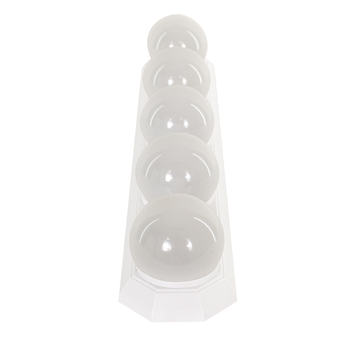 GloboStar® 79048 Φωτιστικό για Μακιγιάζ - Καθρέπτη - Πίνακα - Ντουλάπας LED 8W 800lm DC 5V με Καλώδιο Τροφοδοσίας USB & Ενσωματωμένο Χειριστήριο Εναλλαγής Χρωμάτων Αδιάβροχο IP54 CCT Θερμό 2700K έως Ψυχρό 6000K Dimmable