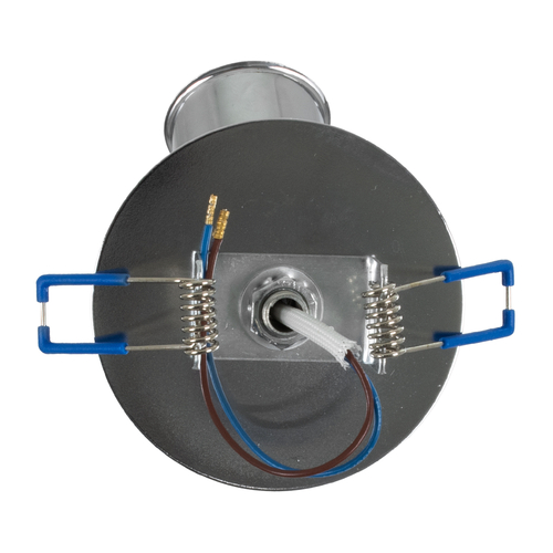 GloboStar® SARA 00850 Μοντέρνο Φωτιστικό Οροφής Σποτ Μονόφωτο 1 x E27 IP20 Ασημί Μέταλλο - Μ8 x Π8 x Υ8.5cm