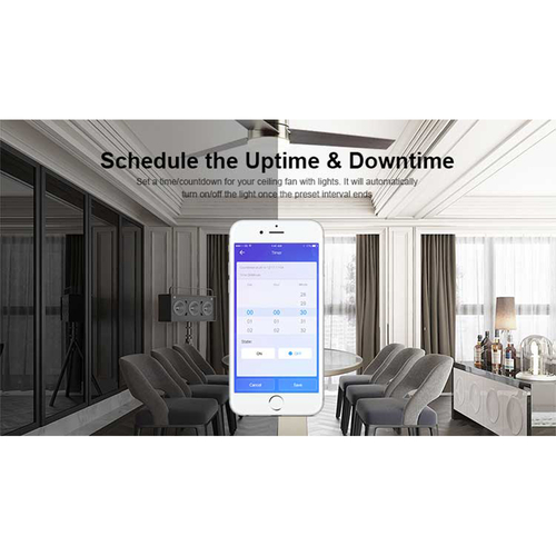 GloboStar® 80012 SONOFF iFan03-R2 - Wi-Fi Smart Switch Ceiling Fan & Light Controller