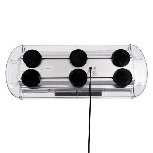 GloboStar® 85184 PRO Series Φάρος Σήμανσης Οχήματος Ασθενοφόρου για Αυτοκίνητα & Φορτηγά 6 Προγραμμάτων Φωτισμού STROBE LED COB 100W DC 10-30V Αδιάβροχος IP66 Ψυχρό Λευκό 6000K