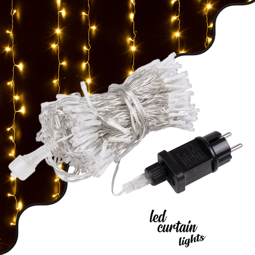 85826 Διακοσμητική Κουρτίνα 3 x 3 Μέτρα με Controller 8 Προγραμμάτων Εναλλαγών Φωτισμού - Επεκτεινόμενη 300 LED 3.6W AC 230V με Διάφανο Καλώδιο & Πρίζα Schuko Αδιάβροχη IP44 Θερμό Λευκό 2700K Μ3 x Υ3m 85826 Διακοσμητική Κουρτίνα 3 x 3 Μέτρα με Controller 8 Προγραμμάτων Εναλλαγών Φωτισμού - Επεκτεινόμενη 300 LED 3.6W AC 230V με Διάφανο Καλώδιο & Πρίζα Schuko Αδιάβροχη IP44 Θερμό Λευκό 2700K Μ3 x Υ3m