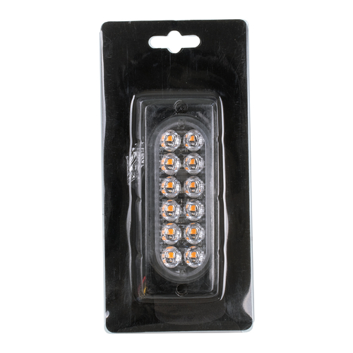 GloboStar® 85264 PRO Series Μπάρα Σήμανσης Οχήματος Οδικής Βοήθείας για Αυτοκίνητα & Φορτηγά Φωτισμού STROBE LED SMD 3030 12W DC 12-24V Αδιάβροχη IP65 Πορτοκαλί