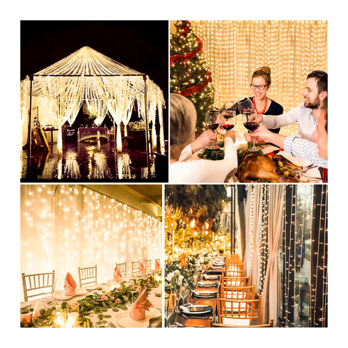 85826 Διακοσμητική Κουρτίνα 3 x 3 Μέτρα με Controller 8 Προγραμμάτων Εναλλαγών Φωτισμού - Επεκτεινόμενη 300 LED 3.6W AC 230V με Διάφανο Καλώδιο & Πρίζα Schuko Αδιάβροχη IP44 Θερμό Λευκό 2700K Μ3 x Υ3m 85826 Διακοσμητική Κουρτίνα 3 x 3 Μέτρα με Controller 8 Προγραμμάτων Εναλλαγών Φωτισμού - Επεκτεινόμενη 300 LED 3.6W AC 230V με Διάφανο Καλώδιο & Πρίζα Schuko Αδιάβροχη IP44 Θερμό Λευκό 2700K Μ3 x Υ3m