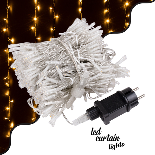 85830 Διακοσμητική Κουρτίνα 6 x 3 Μέτρα με Controller 8 Προγραμμάτων Εναλλαγών Φωτισμού - Επεκτεινόμενη 600 LED 6W AC 230V με Διάφανο Καλώδιο & Πρίζα Schuko Αδιάβροχη IP44 Θερμό Λευκό 3000K Μ6 x Υ3m 85830 Διακοσμητική Κουρτίνα 6 x 3 Μέτρα με Controller 8 Προγραμμάτων Εναλλαγών Φωτισμού - Επεκτεινόμενη 600 LED 6W AC 230V με Διάφανο Καλώδιο & Πρίζα Schuko Αδιάβροχη IP44 Θερμό Λευκό 3000K Μ6 x Υ3m