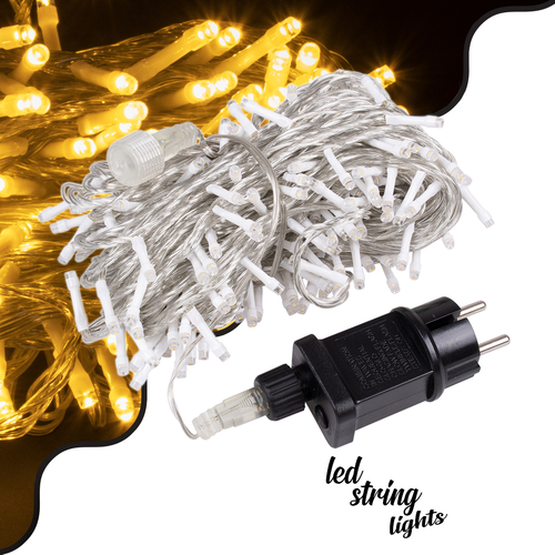 85836 Διακοσμητική Γιρλάντα 23 Μέτρα με Controller 8 Προγραμμάτων Εναλλαγών Φωτισμού - Επεκτεινόμενη 200 LED 3.6W AC 230V με Διάφανο Καλώδιο & Πρίζα Schuko Αδιάβροχη IP44 Θερμό Λευκό 3000K Μ23m 85836 Διακοσμητική Γιρλάντα 23 Μέτρα με Controller 8 Προγραμμάτων Εναλλαγών Φωτισμού - Επεκτεινόμενη 200 LED 3.6W AC 230V με Διάφανο Καλώδιο & Πρίζα Schuko Αδιάβροχη IP44 Θερμό Λευκό 3000K Μ23m