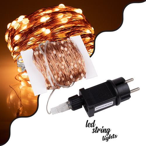 85845 Διακοσμητική Γιρλάντα 32 Μέτρα με Controller 8 Προγραμμάτων Εναλλαγών Φωτισμού - 300 LED 3.6W AC 230V με Χάλκινο Καλώδιο & Πρίζα Schuko Αδιάβροχη IP44 Θερμό Λευκό 3000K Μ32m 85845 Διακοσμητική Γιρλάντα 32 Μέτρα με Controller 8 Προγραμμάτων Εναλλαγών Φωτισμού - 300 LED 3.6W AC 230V με Χάλκινο Καλώδιο & Πρίζα Schuko Αδιάβροχη IP44 Θερμό Λευκό 3000K Μ32m