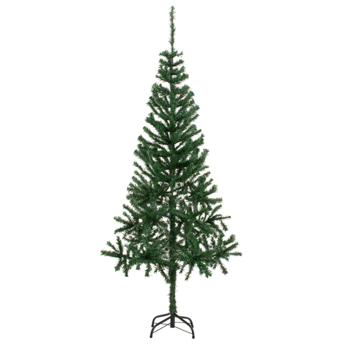 GloboStar® Crazy Christmas Χριστουγεννιάτικο Δέντρο SantaClaus Φ80 x Υ180εκ Πράσινο με Μεταλλική Βάση