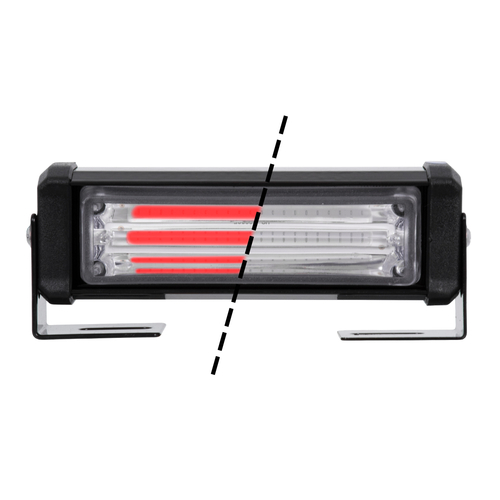 GloboStar® 85035 PRO Series ΣΕΤ 4 x Μπάρες Σήμανσης Οχήματος Αστυνομίας για Αυτοκίνητα & Φορτηγά 13 Προγραμμάτων Φωτισμού LED CREE CXB COB 36W DC 10-30V Αδιάβροχο IP65 Κόκκινο & Μπλε