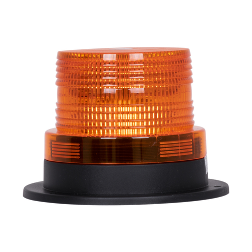 GloboStar® 85153 PRO Series Φάρος Σήμανσης Οχήματος Οδικής Βοήθείας για Αυτοκίνητα & Φορτηγά STROBE LED 10W DC 12-24V Αδιάβροχος IP65 Πορτοκαλί